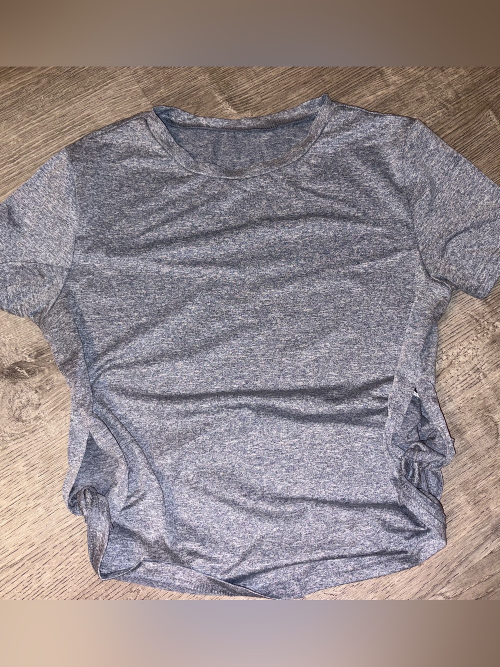 Heathered Blue-Gray Short Sleeve Tee